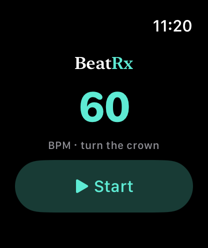 Beatrx on Apple Watch — start a session from your wrist